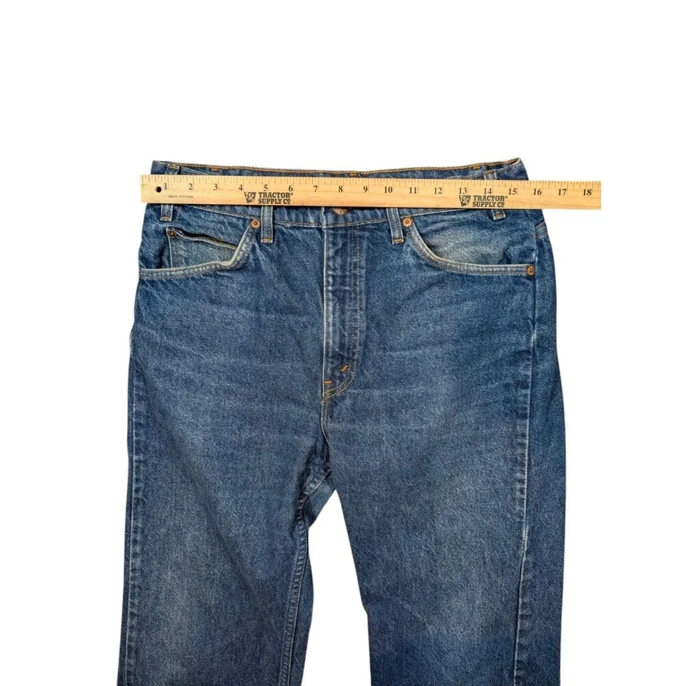 Vintage Levis 505 Orange Tab Jeans Mens 33x24 Straight Leg USA 90s READ - Picture 8 of 14